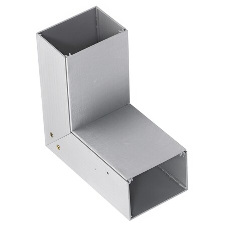 Hubbell Wiring Device-Kellems Internal Elbow Raceway, HBLALU3800 Series, 6 in W, 2.1 in H, 5.98 in L HBLALU3817N